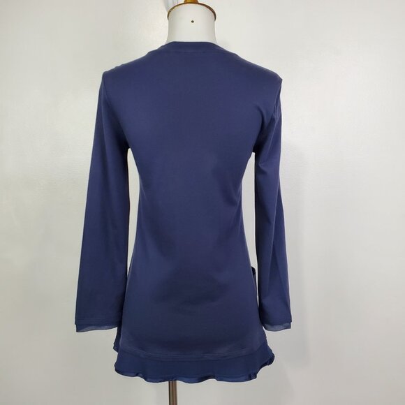 LOGO Lori Goldstein Girl's Modal Blend Knit Tunic Top With Pockets Size XL (12) - Picture 7 of 13